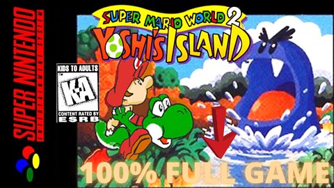 SNES - Super Mario World 2 - Yoshi's Island [100%] (HD, 60FPS)