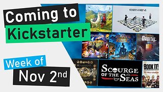 📅 Kickstarter Boardgames Week of Nov 2nd | P'achakuna, Star Scrappers: Orbital, Atlantis Rising