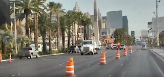 Phase 2 of Las Vegas Boulevard roadwork project is underway near Mandalay Bay