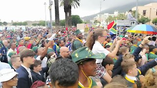 SOUTH AFRICA - Cape Town - Springbok Trophy Tour (Video) (SQN)