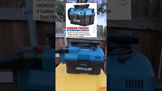 Hercules Dual Voltage 2 Gallon Shop Vac!!