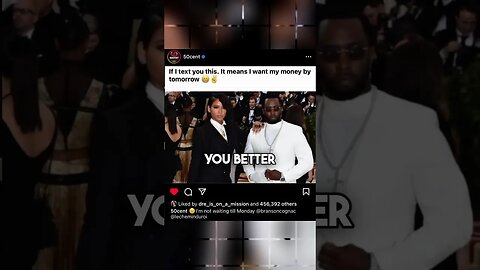 50 Cent Trolls Diddy Over Quick Settlement! 😮 #shorts