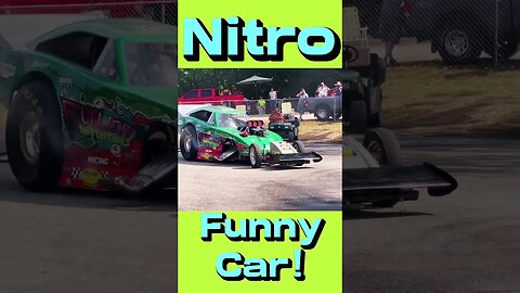 Nitro Fuel Funny Car Startup and Burnout! #shorts