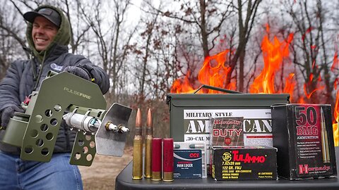 Live Ammo in a House FIRE, Will It Go OFF???