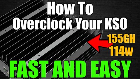 KS0 OVERCLOCKING - FAST AND EASY!!!