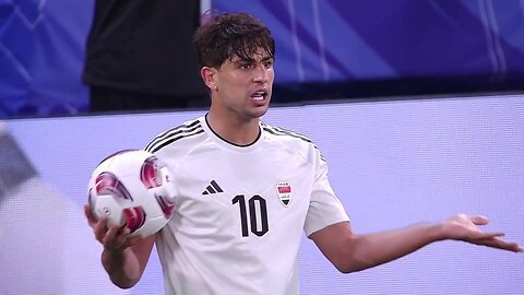 مهند علي يسجل الهدف الأول للعراق في مرمى إندونيسيا في كأس آسيا