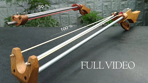 Best DIY slingshot | slingshot speed depends on version | Wood Art TG