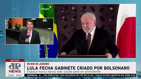 Lula fecha gabinete da Presidência da República no RJ, criado por Bolsonaro