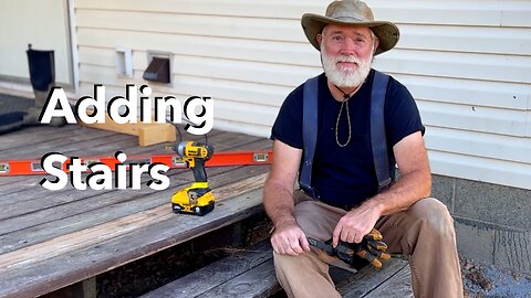 Adding Staircase to the Back Porch