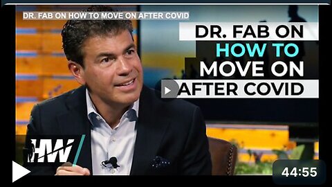 DR. FAB ON HOW TO MOVE ON AFTER COVID