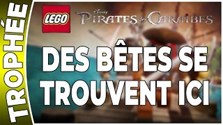 LEGO : Pirates des Caraïbes - Trophée - DES BÊTES SE TROUVENT ICI [FR PS3]