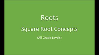 Math-Perfect Squares-Square Root concepts