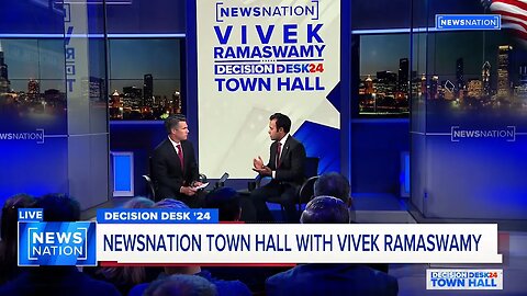 Vivek Ramaswamy on a NewNation Town Hall 8.14.23