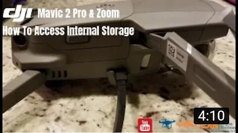 DJI Mavic 2 Pro & Zoom How to Access Internal Storage