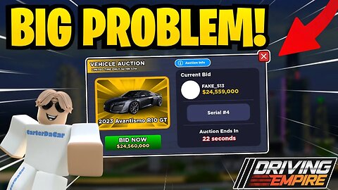 There's a BIG PROBLEM With Auctions in Driving Empire!