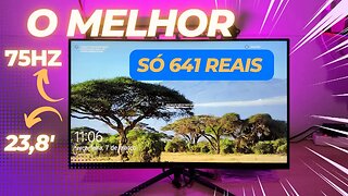 MONITOR ZANNIA 24' MUITO BARATO E FULL HD - UNBOXING E PRIMEIRAS IMPRESSÕES