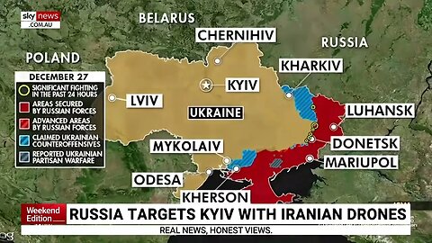 Russia uses Iranian-made drones in fresh attacks against Kyiv Lol sky news