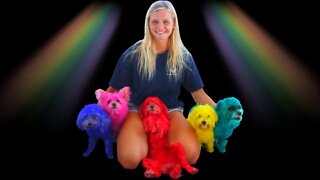 I DYED MY DOGS RAINBOW (watch my parents reaction)