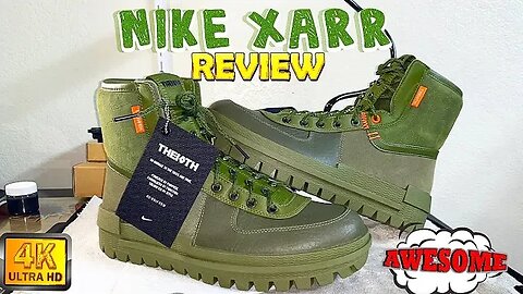 NIKE XARR "MEDIUM OLIVE/BLACK" BQ5240-200 | ARMY ISSUED Water Resistant! Boots (4K)