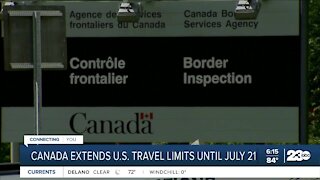 Canada extends U.S. travel limits