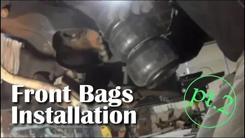 Front Airbag Installation | Rear Suspension Removed