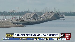 Drivers demand new barriers on Howard Frankland Bridge