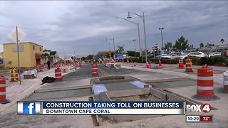 Construction taking toll on businesses