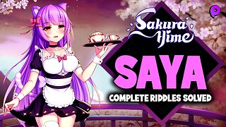 Sakura Hime - Saya / Complete riddles solved - Gameplay 5.