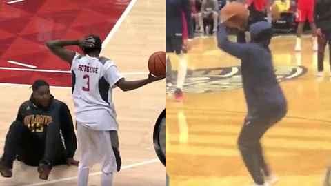 Hawks Fan Gets CLOWNED During Hot Sauce Challenge, Pelicans Fan Sneaks onto Court for Shootaround