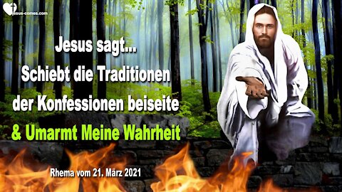 Schiebt die Traditionen der Konfessionen beiseite & Sucht Meine Wahrheit ❤️ Liebesbrief von Jesus