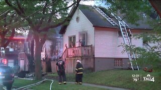 Seven displaced following multi-home fire near 37th and Mt. Vernon