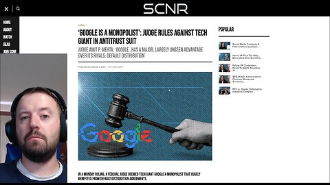 Judge Rules "GOOGLE IS A MONOPOLIST" In Antitrust Suit