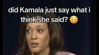 Did you hear that⁉️ Listen again to what Kamala Said! This is alarming 🚨