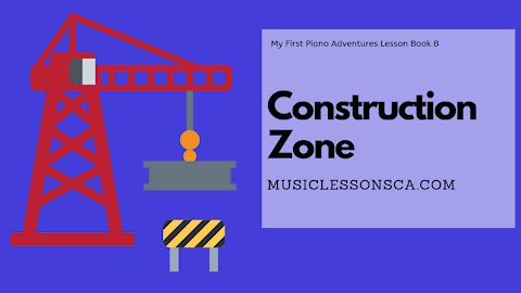 Piano Adventures Lesson Book B - Construction Zone
