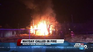 Southside Mobile Home Fire