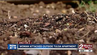 Woman attacked outside Tulsa apartment