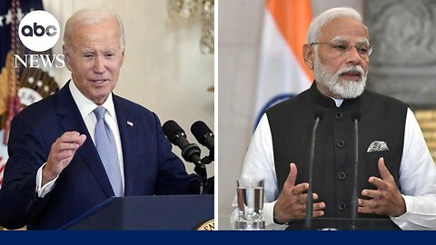 President Biden is in India preparing for tomorrow's G20 summit | ABCNL