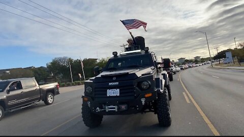 Massive Trump Caravan In North Austin Pisses Off Commies