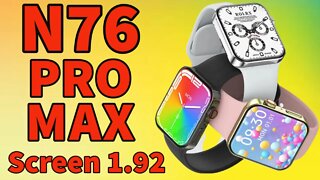 N76 PRO MAX smart watch pk S8 MAX DT8 HW8 watch 8 series 1.92 screen