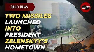 Two Missiles Launched Into President Zelenskyy’s Hometown 24 Hours After Drones Explode In Moscow