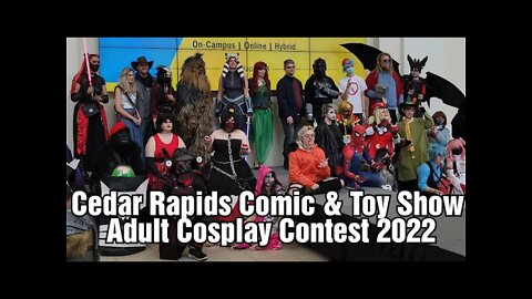 Cedar Rapids Comic & Toy Show Adult Cosplay Contest 2022