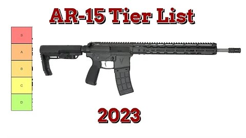 My 2023 AR-15 Tier List, The ranking of AR-15 brands. Find out which are the best and the worst!