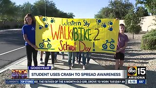 TODAY: Valley kids take part in International Walk to School Day