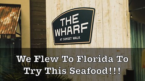 We Flew To Florida To Try This Seafood | The Wharf At Sunset Walk |Kissimmee , NJ | TobiasEats