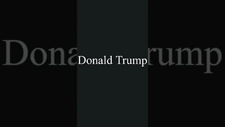 How to pronounce Donald trump