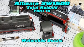 Athearn SW1500 Total Rebuild Part 10 Decals