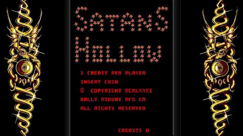 Satan's Hollow (Arcade) Gameplay / Longplay (HD) - Bally Midway (1981)
