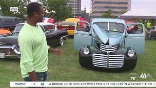 The Great Car Show gets rolling at the WWI Museum lawn