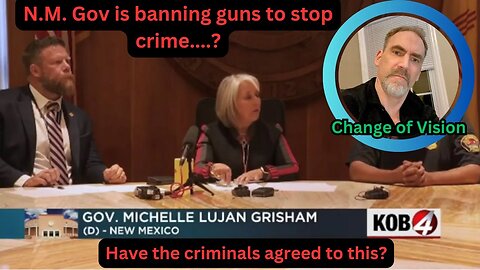 Democrat NM Gov issued ban on guns to stop crime....but will criminals listen?