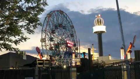 Coney Island at Sunset